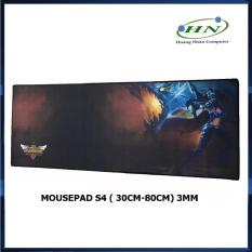 Tấm Lót Chuột Mousepad Dài Chữ Nhật S4 Siêu Lớn Màu Ngẫu Nhiên (30 X 80 X 3mm)