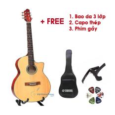 Đàn Guitar Acoustic SV650 – Đàn Guitar dành cho người mới học – Tặng Bao da + Capo + Phím gảy – Việt Hoàng Phong