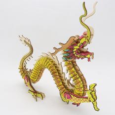 Đồ chơi lắp ráp gỗ 3D Mô hình Con Rồng Dragon Laser HG-G003