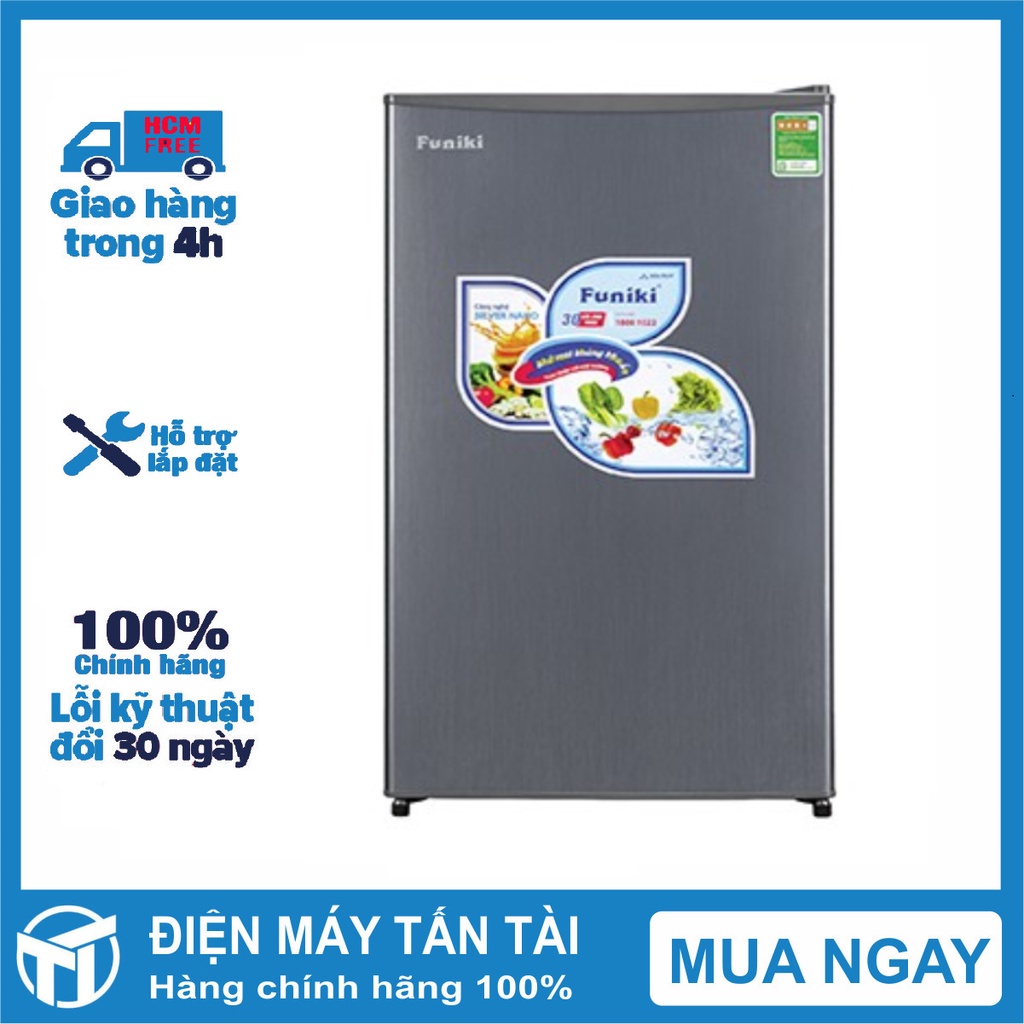 Tủ lạnh Funiki FR 91CD 90 lít ,Công suất 75W, Bảo hành 30 tháng - giao miễn phí HCM-LONG AN-CẦN...