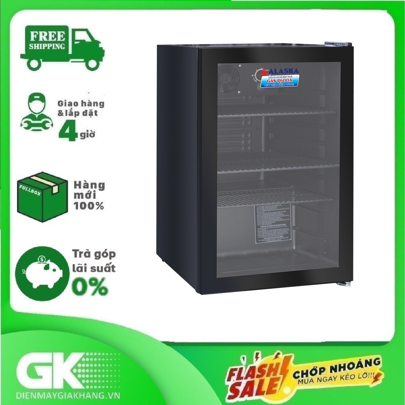 Tủ mát mini 70 lít Alaska LC 70B