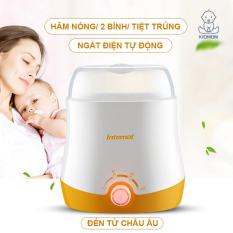 máy hâm sữa và thức ăn cho bé tiệt trùng 2 bình 2 chức năng máy hâm sữa đa năng