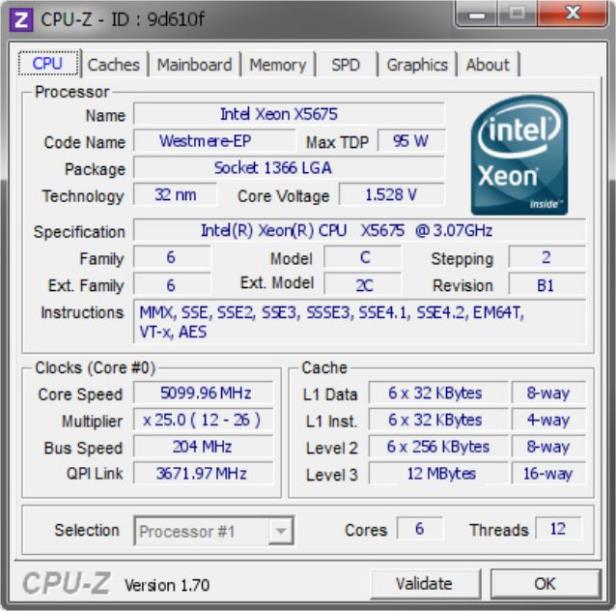 CPU Intel Xeon X5670, X5675 ,X5677,X5680 , 6 nhân 12 luồng siêu mạnh