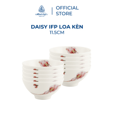 Bộ 10 chén sứ cao cấp Minh Long 11.5 cm – Daisy IFP – Loa Kèn Hồng