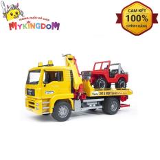 MY KINGDOM – Đồ Chơi BRUDER Dạng Mô Hình Theo Tỷ Lệ Thu Nhỏ 1:16 Xe Cứu Hộ MAN T BRU02750