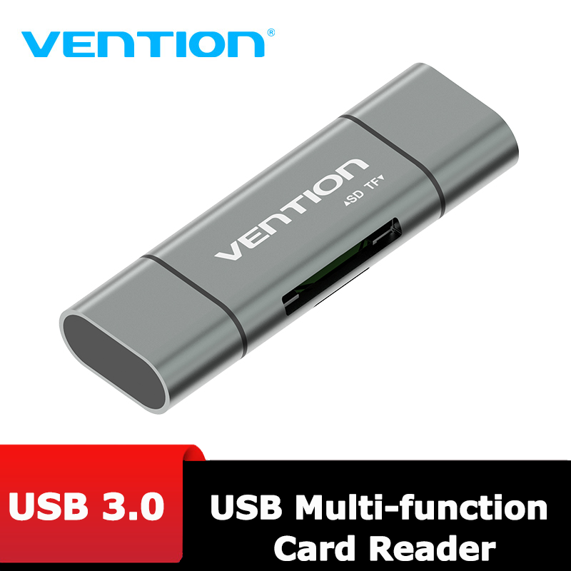 Đầu đọc thẻ USB 2.0/ 3.0 (Type C + Micro USB +SD+TF) VENTION CCJH0/CCHH0