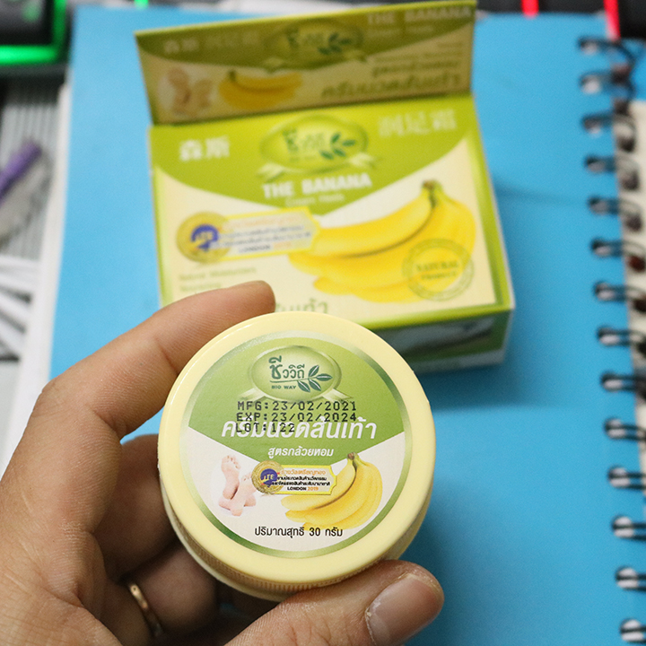 [HCM]Kem Nứt Gót Chân Chuối Thái Lan Banana Cream Heels 30g - Dumi Shop