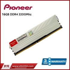 Ram máy tính PIONEER DDR4 16GB 3200MHz U DIMM Tản Nhiệt Thép – New100%, BH 3 Năm 1 đổi 1