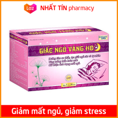 Viên uống ngủ ngon Giấc Ngủ Vàng dưỡng tâm an thần, giảm stress mất ngủ – Hộp 30 viên – NHẤT TÍN PHARMACY