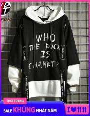 Áo Hoodie Nam Thun Cotton Kiểu Dáng Hàn Quốc Phối Mũ Kết Hợp Dây Phong Cách Đường Phố Thời Trang Menkind TOP NAM 1000041 Và TOP NAM 1000054