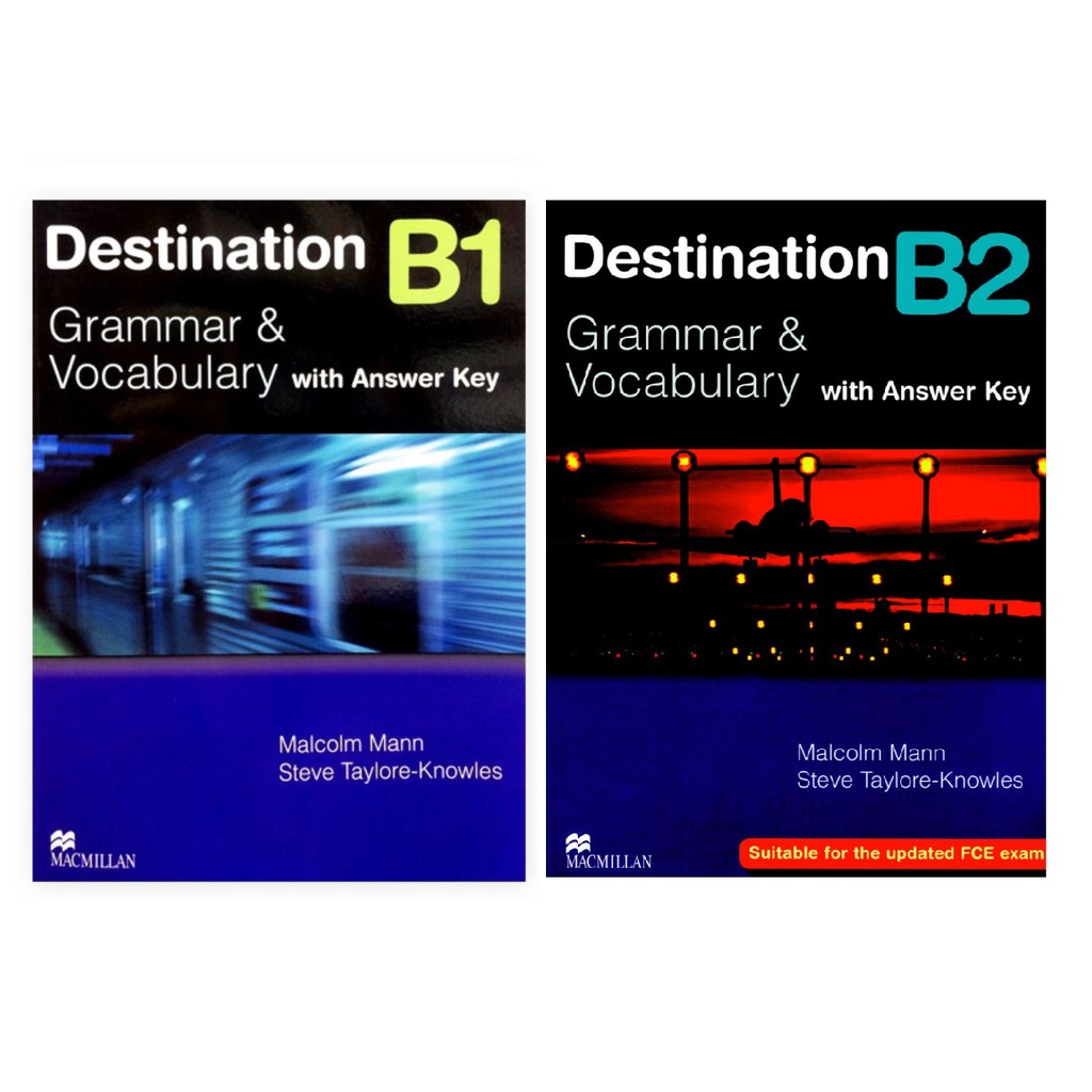 Sách - Combo 2 Cuốn Destination B1 & B2 Grammar and Vocabulary (bản màu)- Mhbooks tặng bút