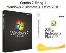 (Combo Win + Office) Windows 7 Ultimate + Office 2010 – Bản quyền Vĩnh viễn – Active Online