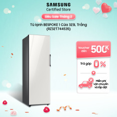 [Không nhận COD][Free Ship + Lắp đặt Toàn Quốc][Trả góp 0%][Voucher Upto 1Tr] Tủ lạnh Samsung BESPOKE 1 Cửa 323L Trắng (RZ32T744535) | Hàng chính hãng