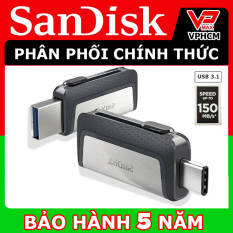 USB OTG Sandisk Ultra Dual Type-C 3.1 32GB 64GB tốc độ cao 150MB/s hãng SPC phân phối – vpmax