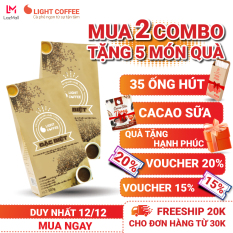 [MUA 4 GÓI TẶNG 5 QUÀ KHỦNG] 1KG Cà phê bột Light coffee Đặc biệt , đậm , đắng , mạnh, cà phê 100% nguyên chất không tẩm ướp, không pha trộn tạp chất , giá rẻ