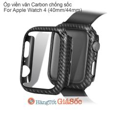 Ốp Viền Carbon Apple Watch Series 4 (Size 40mm | 44mm, Hangtotgiasoc)