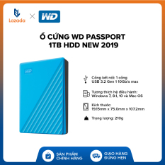 [BẢO HÀNH 3 NĂM] Ổ cứng WD Passport 1TB HDD new 2019 l Tặng túi và hộp đựng chống sốc l HÀNG CHÍNH HÃNG