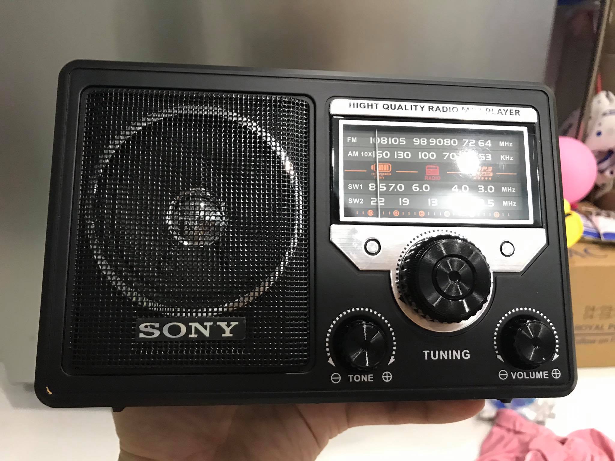[Hàng mới về Sale Cực Khủng]Ðài Radio Sony Nhật Hàng Bãi Chuyên dụng ÐỌC THẺ Nhớ, USB MP3 SONY SW-888UAR/...