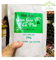 [HCM]Bột Cám Gạo Cà Phê Dưỡng Da Gói To 250g