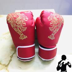 Găng bao tay đấm bốc, boxing cho người lớn – hoa văn con hổ