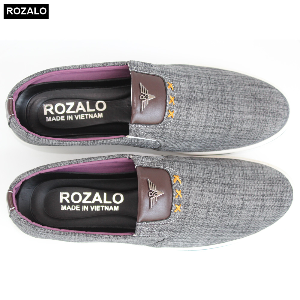 Giày lười vải nam Rozalo R4000