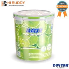 Hộp Nhựa Tròn Đựng Thực Phẩm Duy Tân Matsu 2000ml (Ø 15.8 x 17.1 cm) No.460