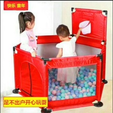 Quây bóng lục giác có rổ ném bóng – tặng kèm 10 bóng
