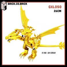 GXL050 – Đồ chơi lắp ráp minifigure nhân vật lego rồng ba đầu vàng trong phim Godzilla, đồ chơi lắp ráp sáng tạo cho bé