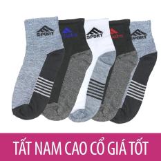 Giá Tri ân-Combo 10 đôi tất/vớ cổ cao nam Sport hàng đẹp