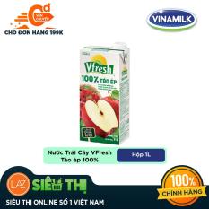 Nước Vfresh Táo Ép 100% – Hộp Giấy 1L
