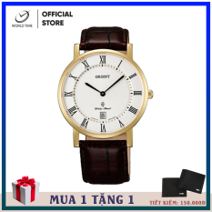 Đồng hồ nam dây da Orient FGW0100FW0, full box, sổ bảo hành toàn quốc, chống xước, chống nước