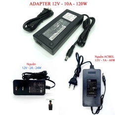 Nguồn Adapter, Nguồn Rời 12V – 2A/5A/10A Loại Tốt Chuyên Dùng Cho Camera, Moto, Máy Bơm, Led, Các Thiết Bị Điện 12V DC Khác