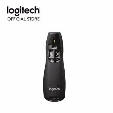 Bút trình chiếu Logitech R400 – Đèn chiếu laze đỏ, Phạm vi 15m, Cắm là sử dụng ngay, Đầu thu không dây mini, Laze loại 2, Không dây 2.4Ghz