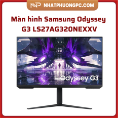 Màn hình Samsung Odyssey G3 LS27AG320NEXXV (27 inch/FHD/VA/165Hz/1ms/250 nits/HDMI+DP+Audio/Freesync)