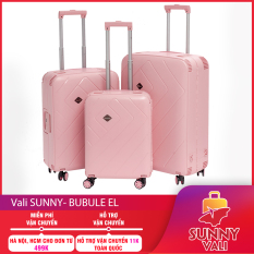 Vali kéo du lịch SUNNY BUBULE – Vali kéo du lịch nam nữ loại to khóa sập, chống vỡ tuyệt đối