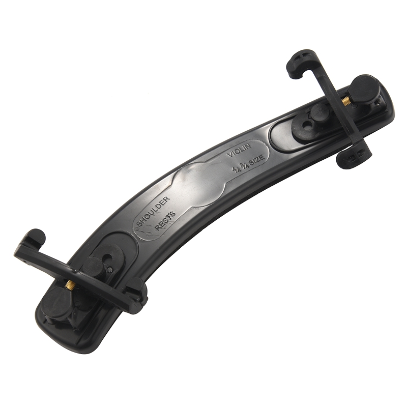 Violin Shoulder Rest for 4/4-3/4 Size with Collapsible and Height Adjustable Feet Including a Violin Practice Mute