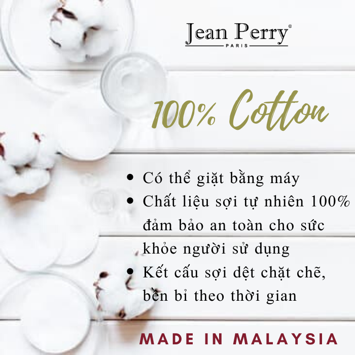 Thảm trải sàn 100% Cotton nhập khẩu Malaysia ♡ Jean Perry Carla 45x70cm