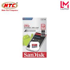 Thẻ nhớ MicroSDXC SanDisk Ultra A1 128GB Class 10 U1 100MB/s box Anh – Model 2019 (Đỏ) – Nhat Tin Authorised Store