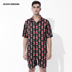 ICON DENIM – Set Đồ Pijama Mặc Nhà Pump Bottle Seamless Pattern