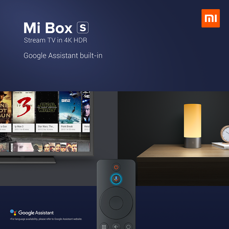 Android TV Box Xiaomi Mibox S Ultra HD 4K tìm kiếm giọng nói Tiếng Việt - Bảo hành 12 tháng...