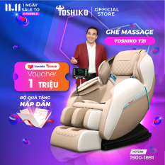 Ghế massage trị liệu toàn thân Toshiko T21 hàng chính hãng, bảo hành 6 năm, miễn phí vận chuyển