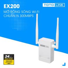 [Có video] Thiết bị mở rộng sóng WiFi TOTOLINK EX200 (Trắng) nhỏ gọn hiện đại – Hãng phân phối chính thức