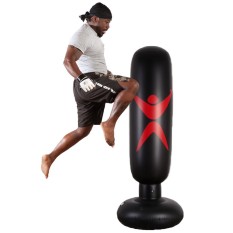 Bao Cát Đấm Bốc Boxing Võ Thuật – Trụ Hơi Đấm Bốc Phản Xạ Phiên Bản 5.0 tặng bơm hơi + keo + miếng vá dự phòng bao cát người lớn trẻ em dụng cụ tập gym tại nhà