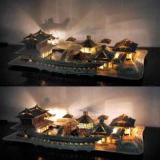 Đồ chơi lắp ráp gỗ 3D Mô hình Nhà Tô Châu – Tặng kèm Đèn LED trang trí