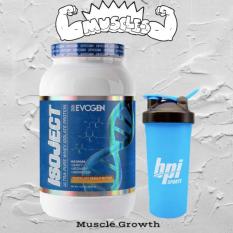 ISOJECT Premium EVOGEN – Whey Isolate tăng cơ +TẶNG BÌNH LẮC