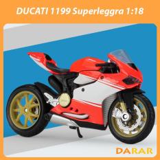 XE MÔ HÌNH Moto Siêu xe Ducati 1199 Superleggra – MAISTO tỷ lệ 1:18