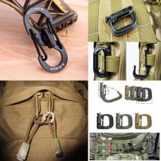 Chốt khóa số 8 và móc treo đồ chữ D dùng để khóa dây kéo hoặc treo đồ balo