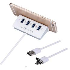 Bộ chia 4 Cổng USB OTG HUB – Kết nối điện thoại với bàn phím và chuột – GIÁ CỰC HOT
