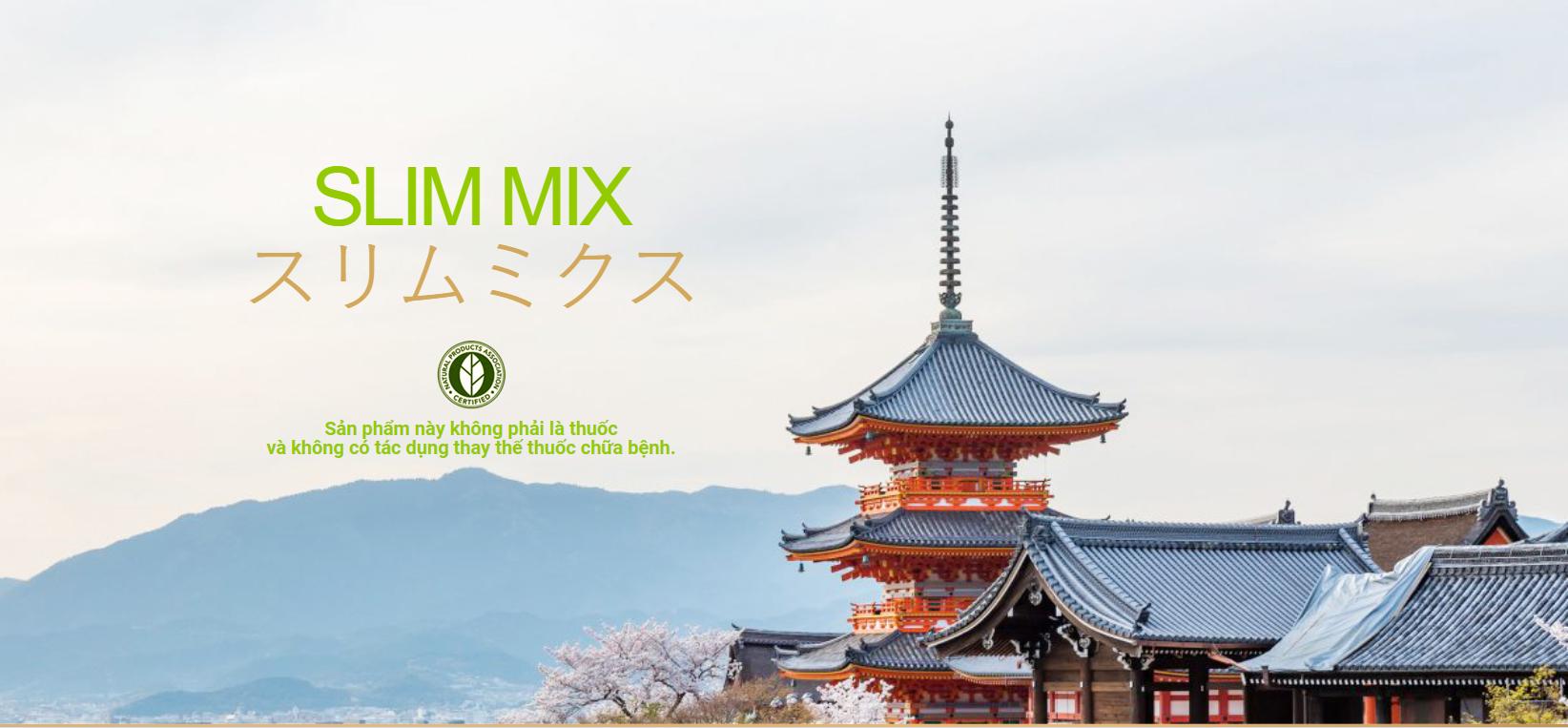 SLIM MIX - Trà - Sữa - Collagen Công Nghệ Giảm Cân Nhật Bản !