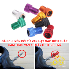 Đầu chuyển đổi chân van bơm xe đạp – 2 Cái